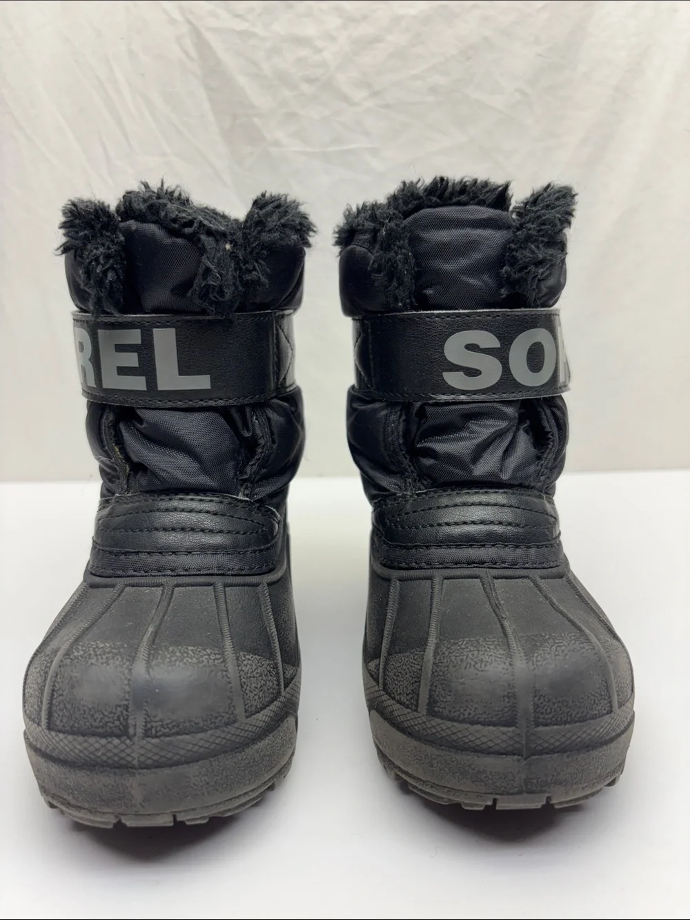 Sorel Kids Black Winter Boots - Insulated Snow Boot, SZ 10 toddler boy, box 73